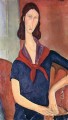 スカーフを巻いたジャンヌ・エビュテルヌ 1919年 アメデオ・モディリアーニ
